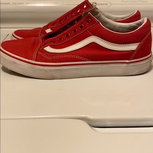 Red Old School Vans